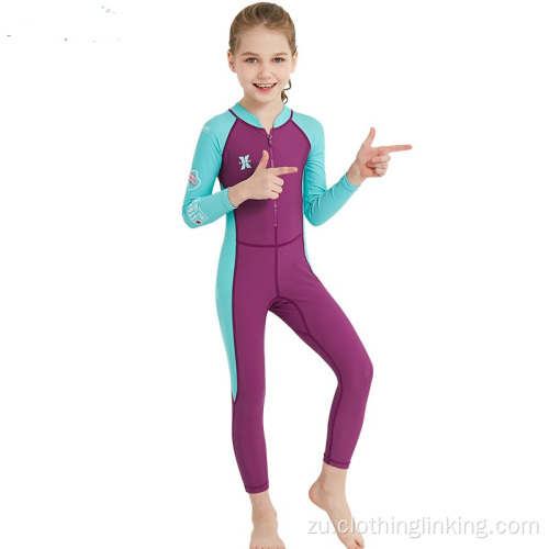 I-Kids One Piece Long Sleeve Swimsuit